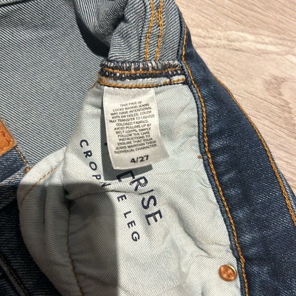 Lucky🍀Brand Mid Rise Crop Wide Leg, 4/27 - Picture 5 of 8